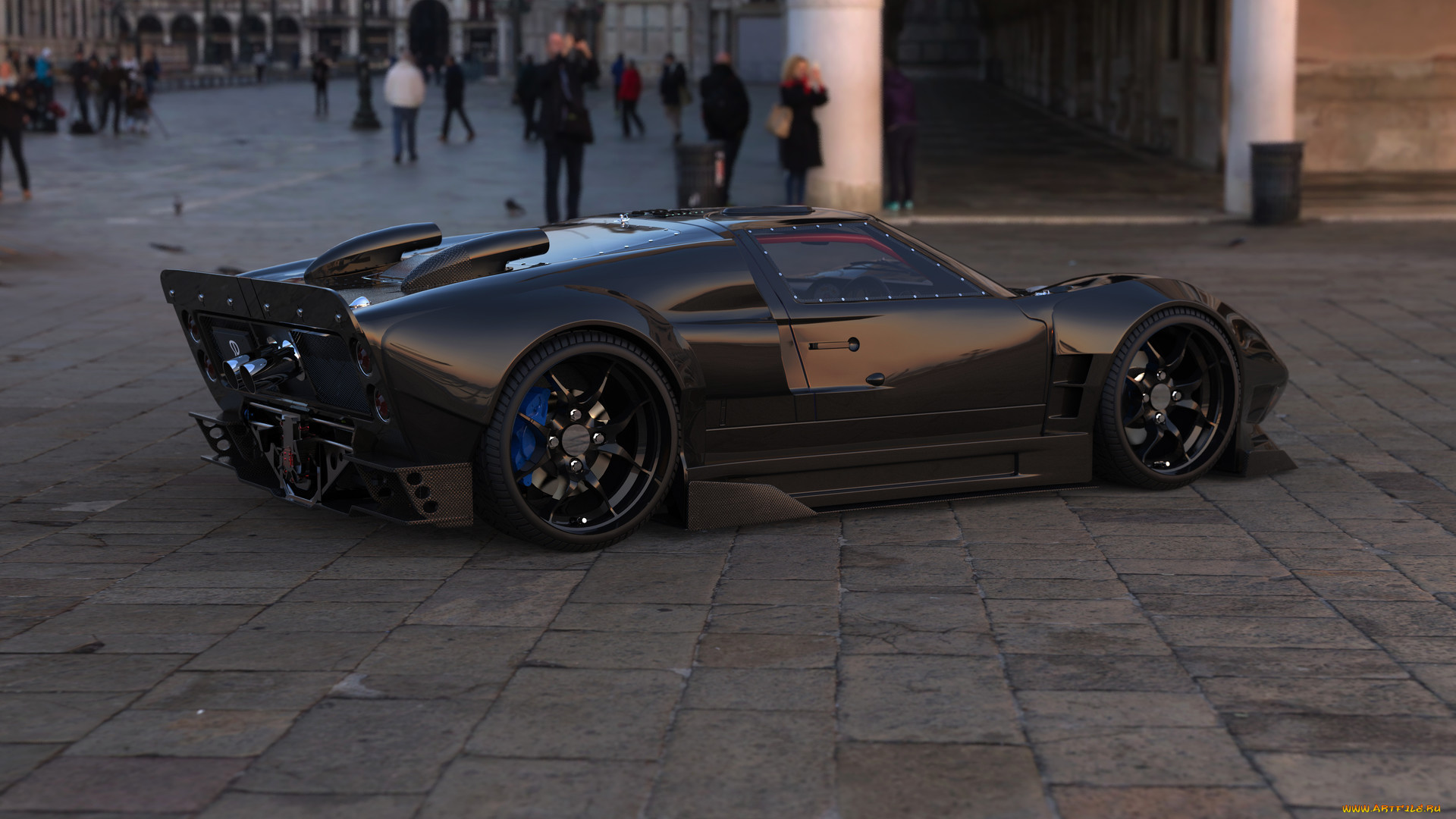 ford gt40 mark 3 black monster, , 3, ford, gt40, mark, 3, black, monster